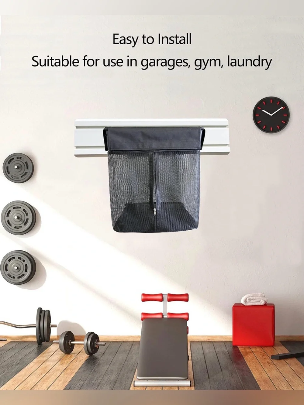ATOOLA Mesh Storage Basket for Slatwall